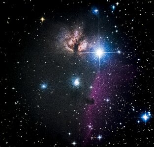 Nebula space black galaxy photo