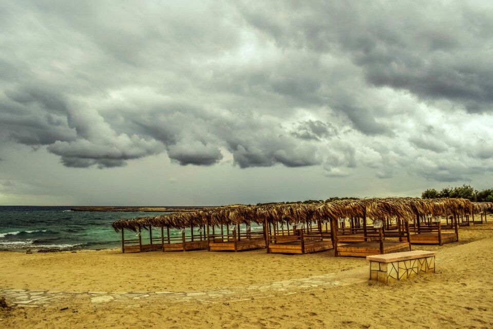 Out of season sea sky