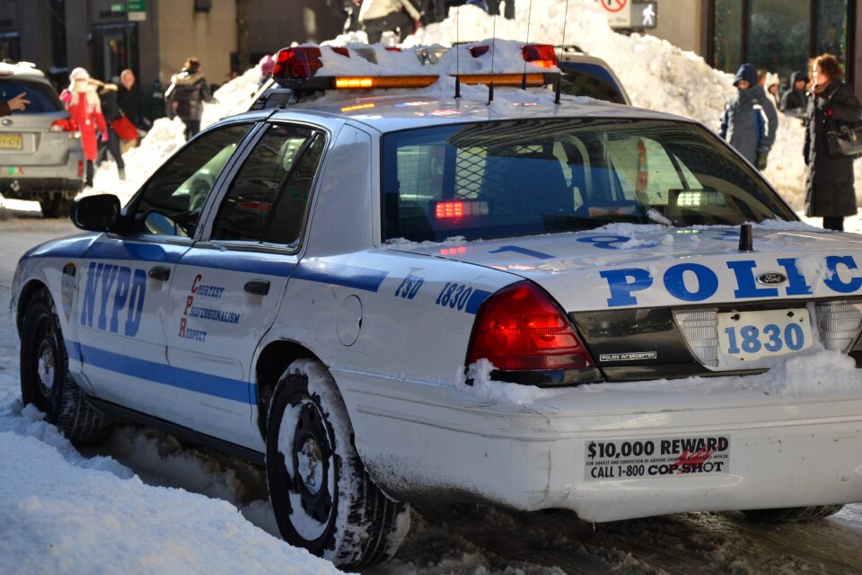 Manhattan america snow