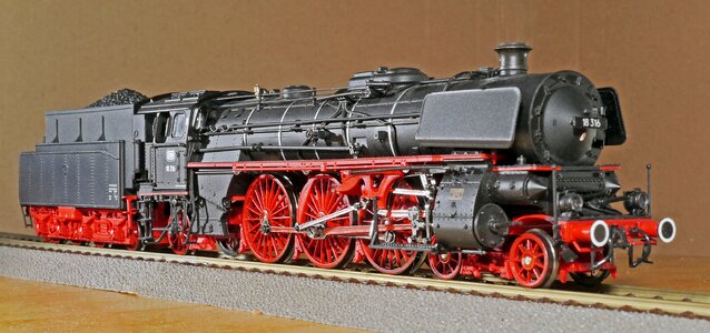 Badischer renner penny farthing locomotive br 18-3 photo