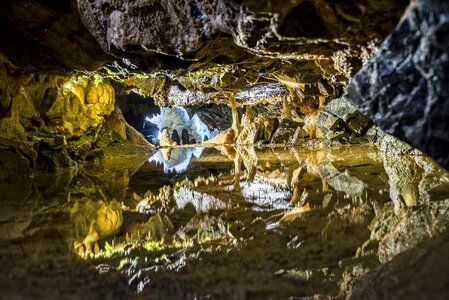 Underground cavern photo