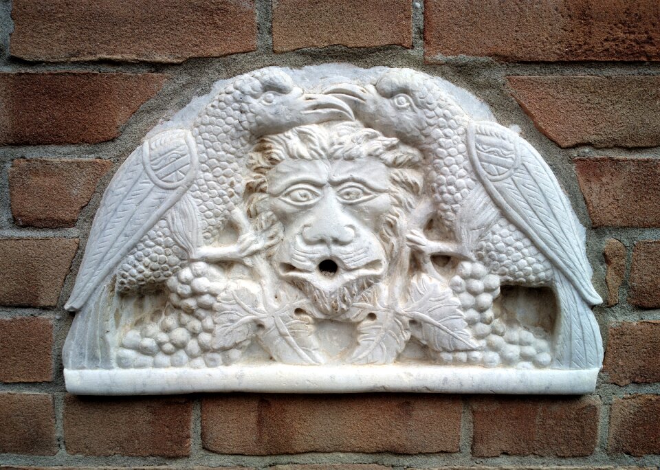 Artwork facade antique