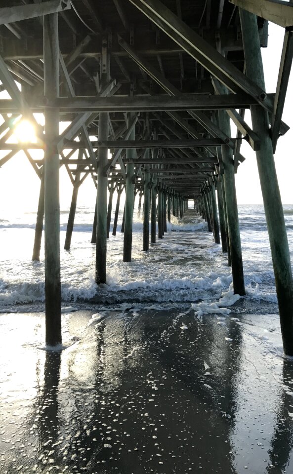 Reflection sea seashore