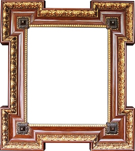 Wooden frame old antique