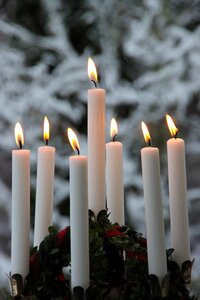 Snow christmas lucia