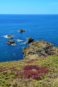 Sea brittany path of the customs officers