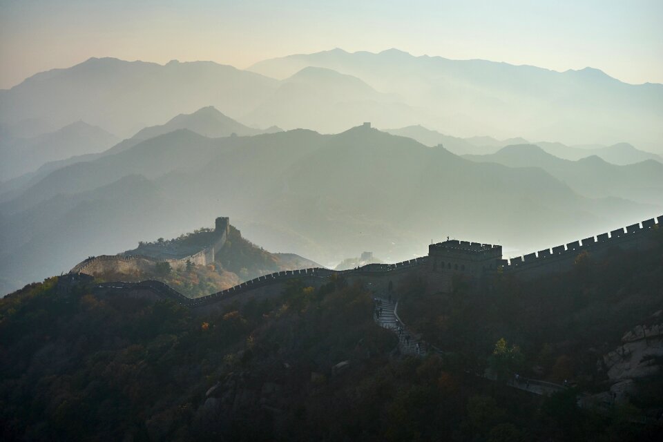 Panoramic china great wall
