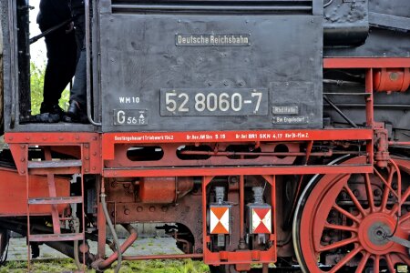 Railway historically steam railway photo