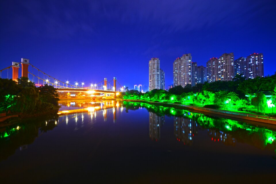 Tourism bridge skyline