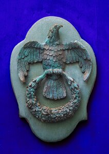 Roman eagle cast iron