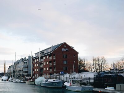 Coast dock boats photo