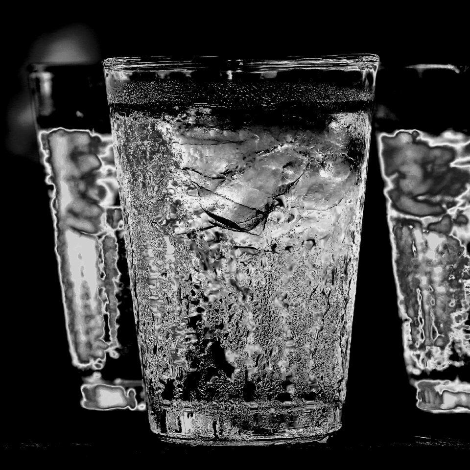 Art abstract thirsty