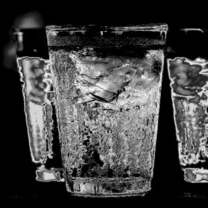 Art abstract thirsty photo