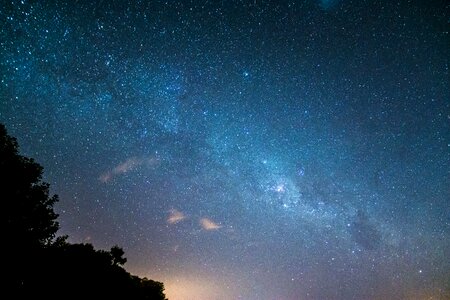 Moon panoramic via lactea