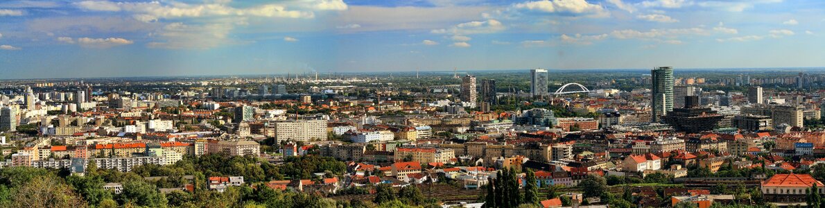 Bratislava slovakia panorama photo