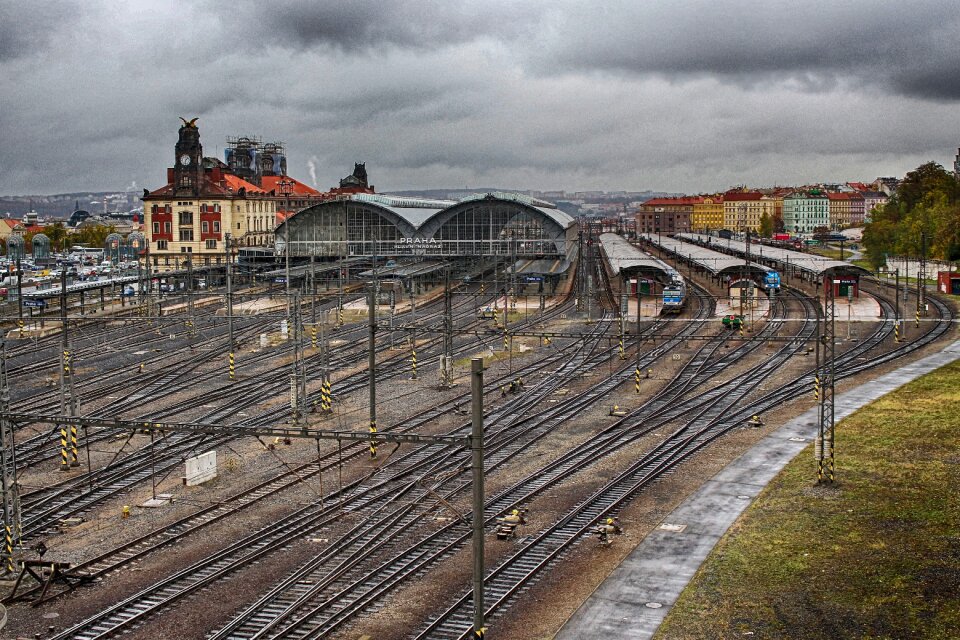 Train railway line train track photo