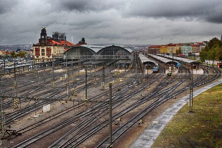 Train railway line train track photo