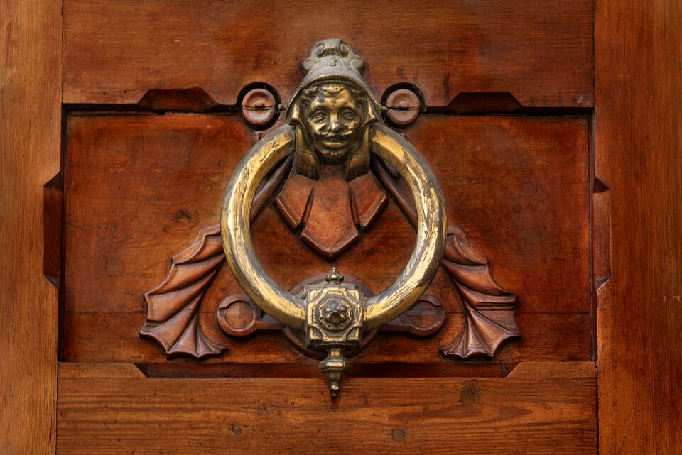 Door wood passepartout