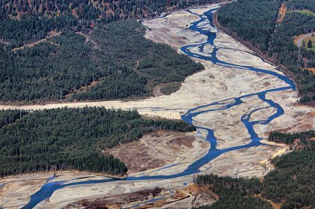Tyrol aerial view water