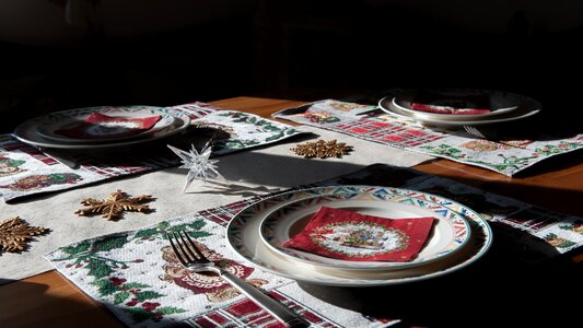 Table christmas decorate