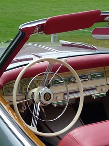 Interior oldtimer dashboard