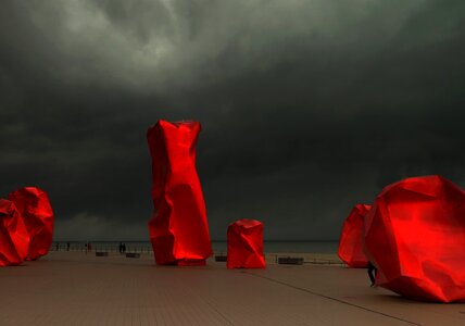 Oostende art coast photo