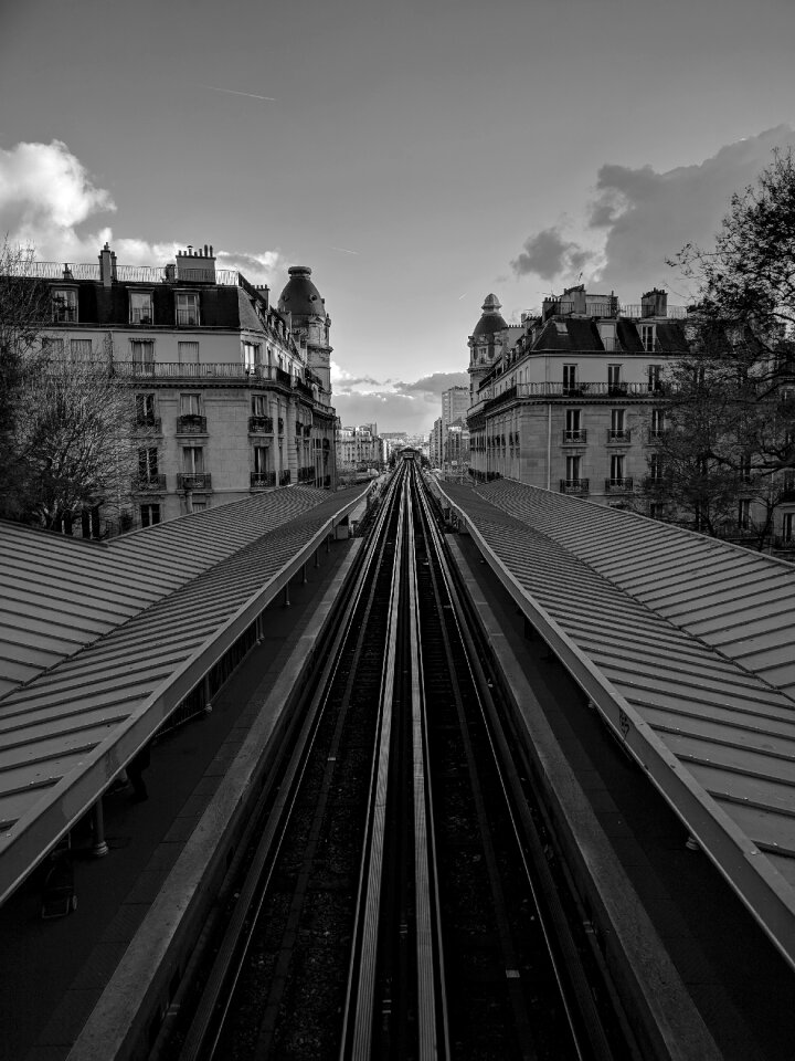 Outdoor horizontal urban landscape