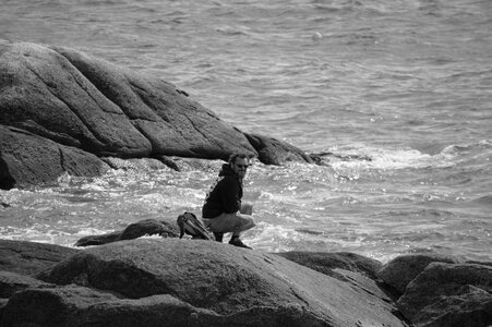 Ocean wild coast waves