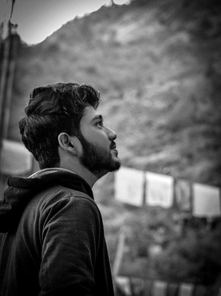 Portrait side view profile