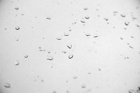 Water drop grey white photo