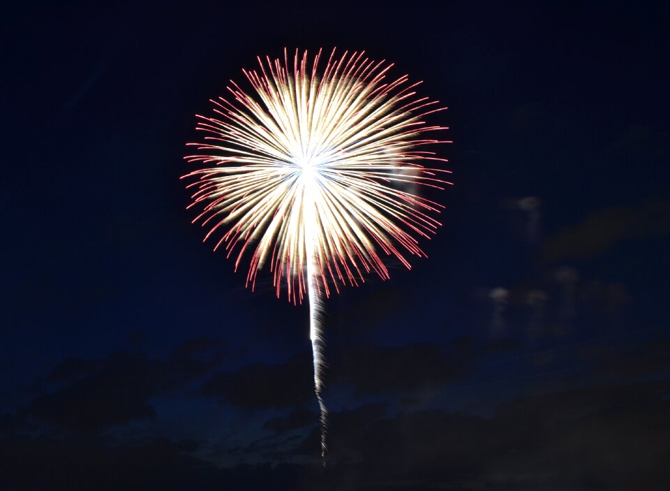 Pyrotechnics night fireworks art