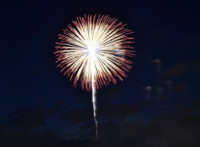 Pyrotechnics night fireworks art