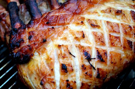 Pork grilled meats crust