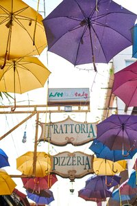 Umbrella rain awning