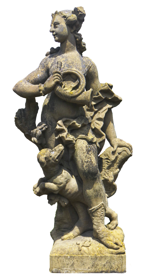 Female stone figure feminine