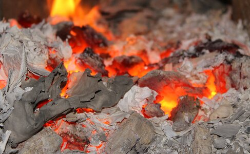 Heat an outbreak of coal photo
