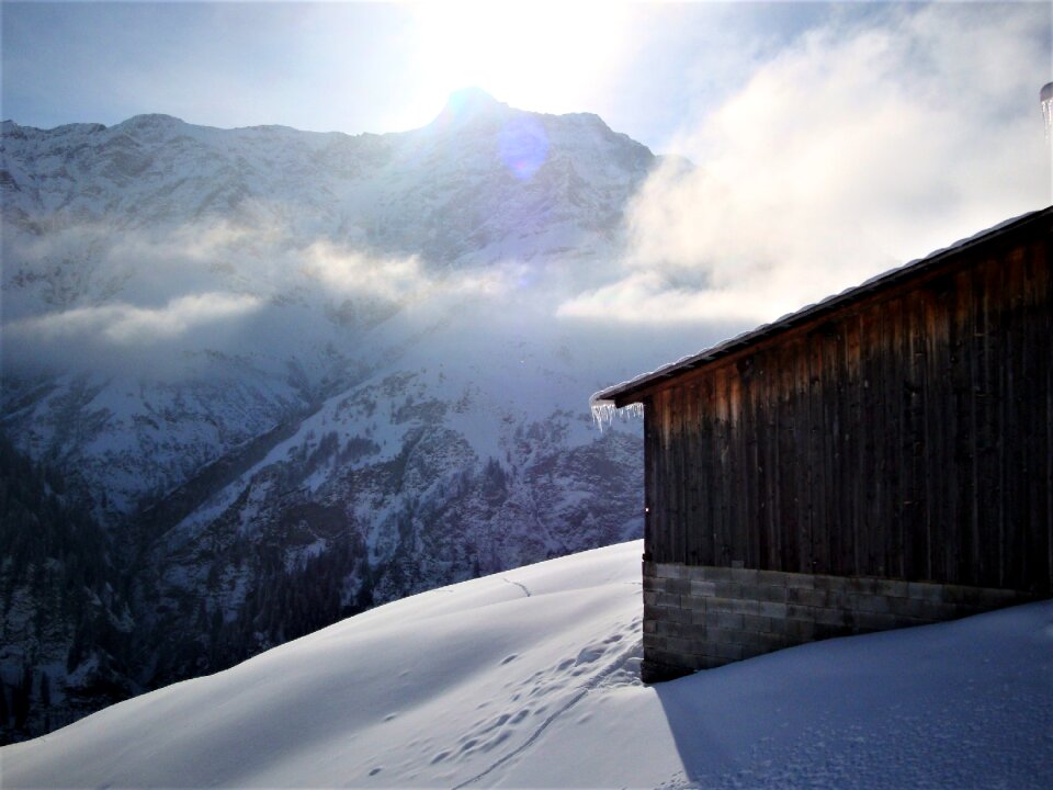 Panorama landscape cold
