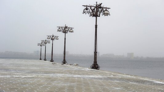 Sky water power poles vonore seagulls