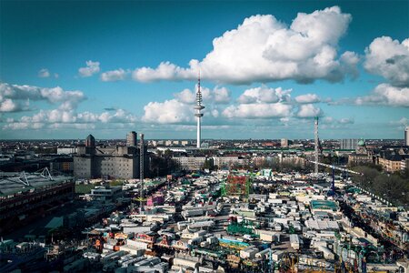 Skyline travel clouds photo