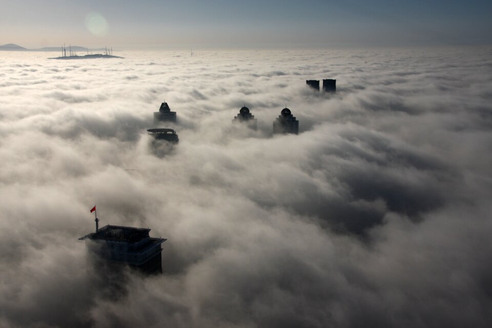 Weather winter fog