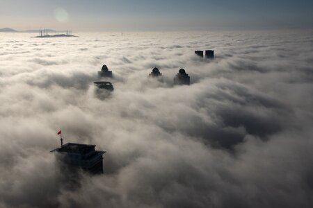 Weather winter fog photo