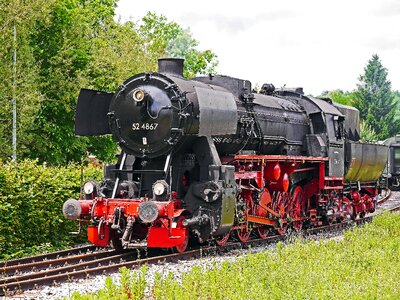 Rank implement historic railway frankfurt photo