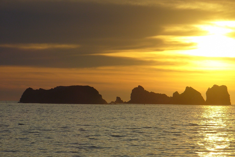 Sky paradise seascape