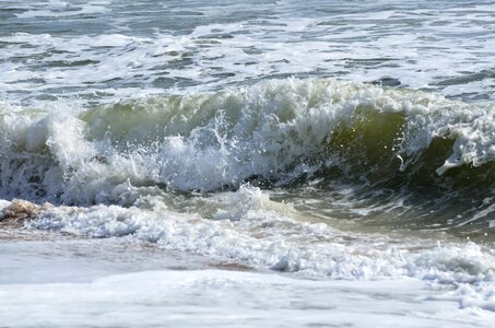 Sea foam ocean photo