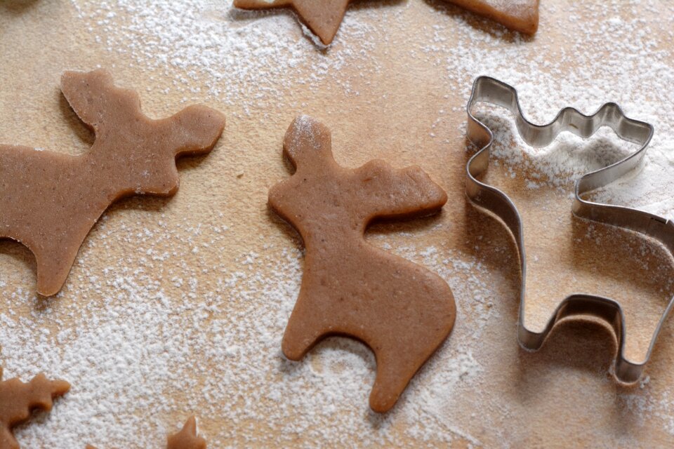 Homemade burning gingerbreads