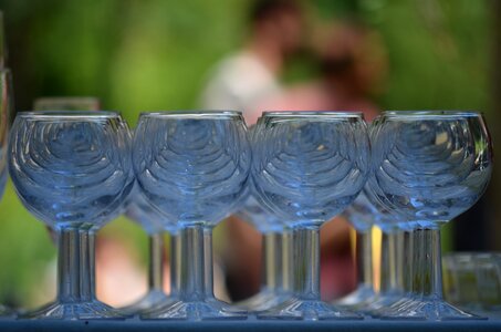 Glass decoration table