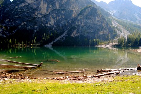 Landscape wood lake