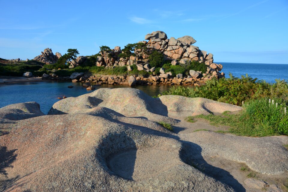 Beach sea brittany photo