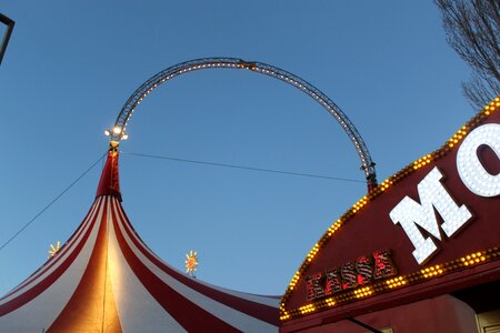 Circus tent tent funds