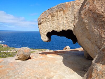 Stone cliffs australia photo